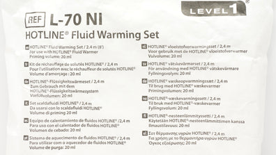 Smiths Medical L-70NI HOTLINE Fluid Warming Set 8ft.